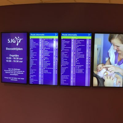 SJG digital signage showcase